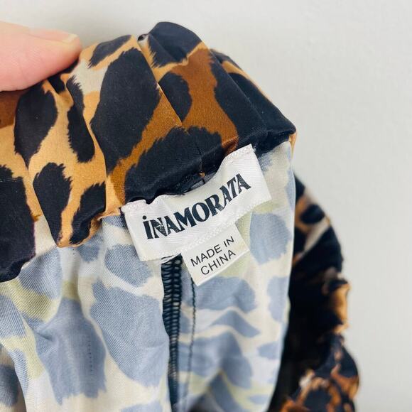 Inamorata cheetah print shorts high rise animal print size Small - Picture 5 of 8